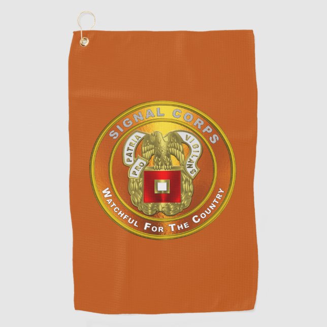 Serviette De Golf Corps des signaux (Devant)