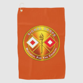 Serviette De Golf Corps des signaux