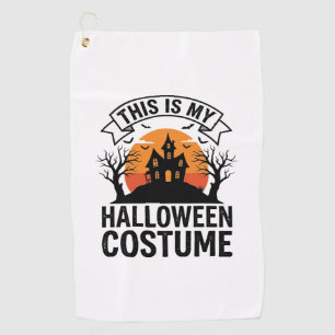 Serviette De Golf Costume drôle d'Halloween Maison hantée Vintage Sh