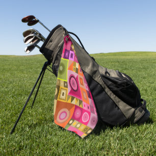 SERVIETTE DE GOLF COULEUR CRÉATIVE JOUER L'ART POUR LE CADEAU