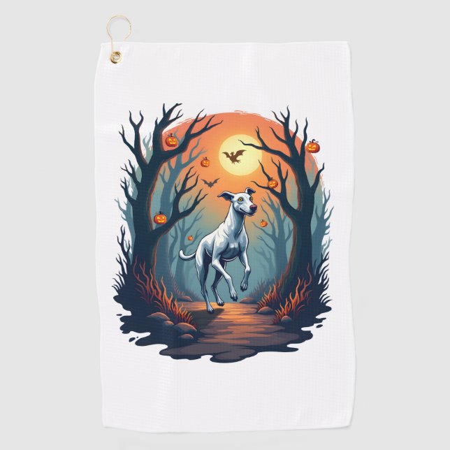 Serviette De Golf Course de lévrier des goules (Devant)