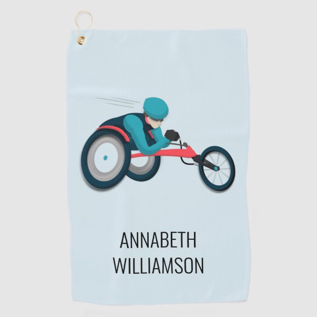 Serviette De Golf Course en fauteuil roulant (Devant)