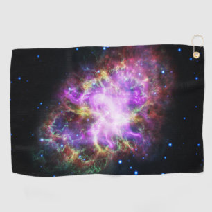 Serviette De Golf Crabe Nebula Supernova Remnant Hubble Composite