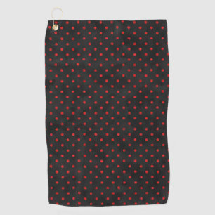 Serviette De Golf Crânes rouges et série Tournesol Conception 14