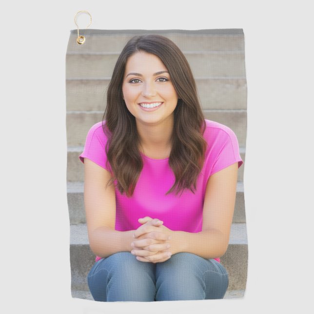 Serviette De Golf Create your Own Photo (Devant)