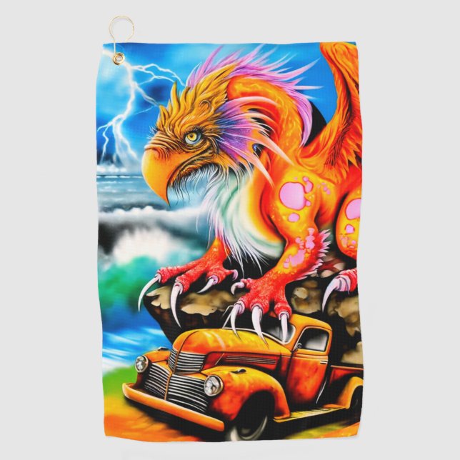Serviette De Golf Créature (Devant)