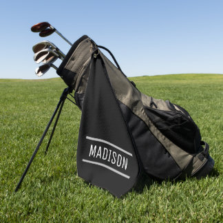 Serviette De Golf Créer votre propre nom Personnalisé