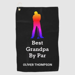 Serviette De Golf Créez Votre Nom Propre Grand-Père Golf Serviette