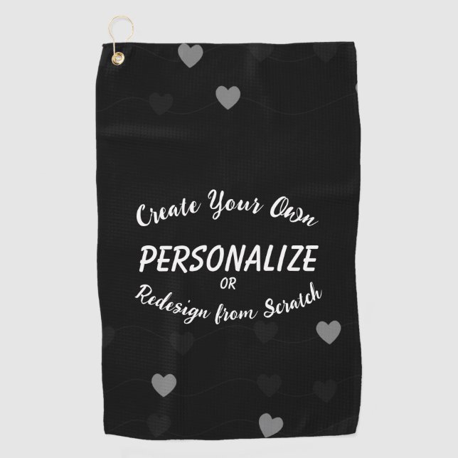 Serviette De Golf Créez votre propre (Devant)