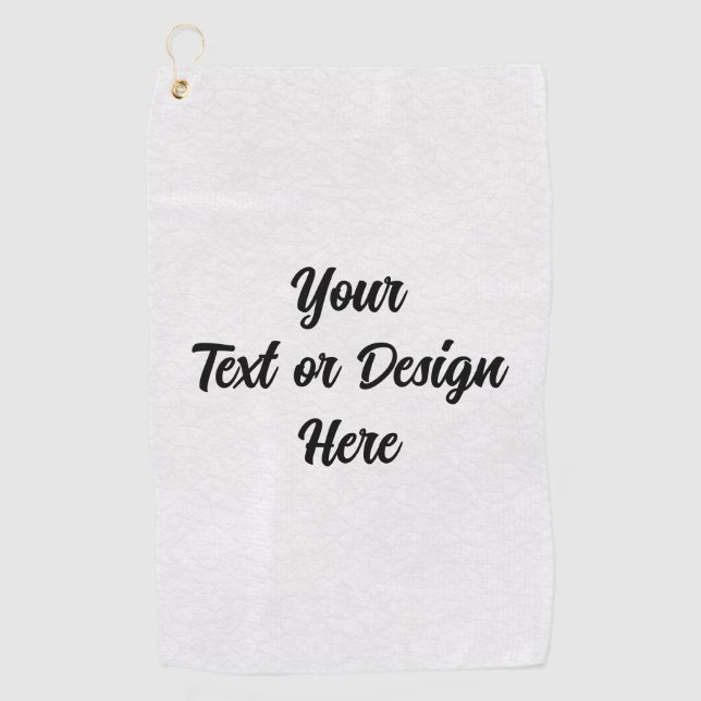 Serviette De Golf Créez votre propre (Devant)