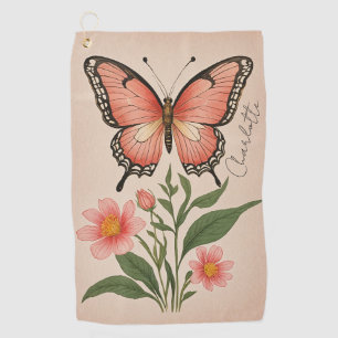 Serviette De Golf Crimson Serenade personnalisée