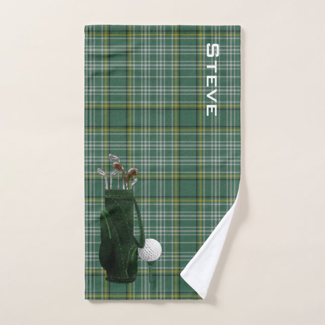 Serviette de golf Currie Plaid (Serviette à main)