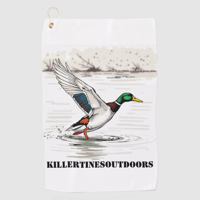 Serviette De Golf Custom golf towel (Devant)