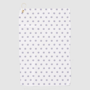 Serviette De Golf Cute Chic Motif Lavande Polka Point