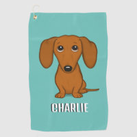 Cute Dachshund Nom personnalisé Wiener Dog