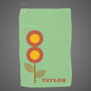 Serviette De Golf Cute florale Vintage moderne