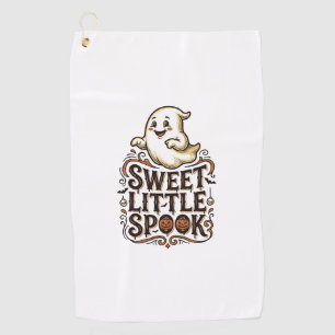 Serviette De Golf Cute Ghost Halloween Vintage Spooky Shirt_1