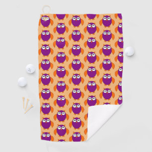 Serviette De Golf Cute Halloween Owl Golf Towne