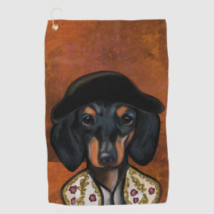 SERVIETTE DE GOLF DACHSHUND