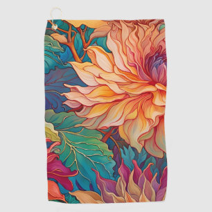 Serviette De Golf Dahlia Tapisserie florale