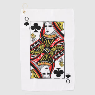 Serviette De Golf Dame de trèfle