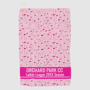 Serviette De Golf Dames League Country Club Custom Golf Serviette