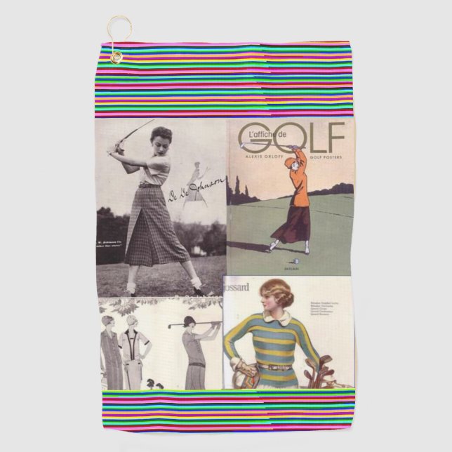 Serviette De Golf Dames vintages (Devant)