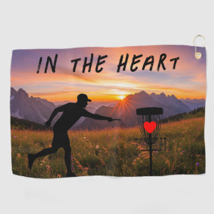 Serviette De Golf Dans le disque cardiaque
