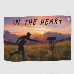 Serviette De Golf Dans le disque cardiaque