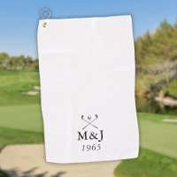 Date de mariage et monogramme personnalisé pour an