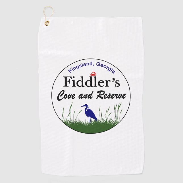 Serviette de golf de Fiddler (Devant)