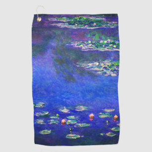 Serviette De Golf De jolies nénuphars vintage par Claude Monet