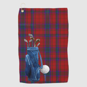 Serviette de golf de plaid de tartan de MacDougall