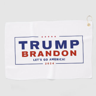 Serviette de golf de Trump Brandon 2024™ Election 