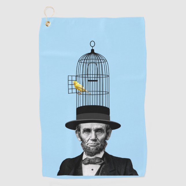Serviette De Golf Déclaration de mode présidentielle Abraham Lincoln (Devant)