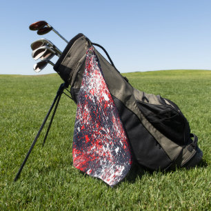 Serviette De Golf Décor de la peinture sur un