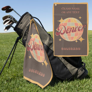 Serviette De Golf Denver City Colorado golf golfeur