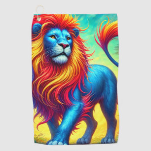 Serviette De Golf Design Lion