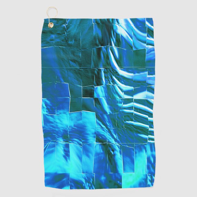 Serviette De Golf dessin en mosaïque Abstraite, ciel avec légèrement (Devant)