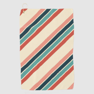 Serviette De Golf Diagonale multicolore