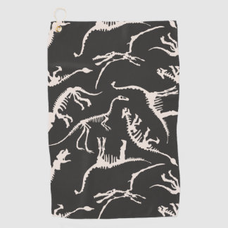 Serviette De Golf Dinosaure comique de dino motif amusant