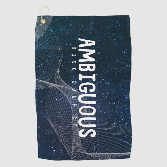 Serviette De Golf Disque ambigu Golf Co Space Disquette (Devant)