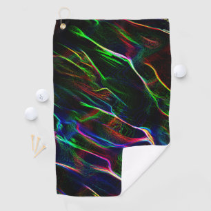 Serviette De Golf Divers et étranges enchevêtrements de lignes color