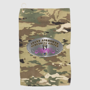 Serviette De Golf Division aéroportée 101ère MAMAN