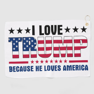 Serviette De Golf Donald Trump