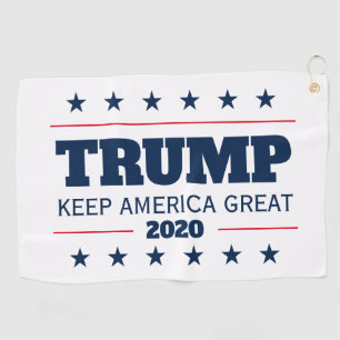 Serviette De Golf Donald Trump élection 2024 garder l'Amérique grand