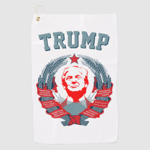 Serviette De Golf Donald Trump Emblème soviétique