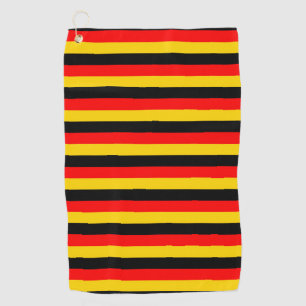 Serviette De Golf drapeau allemagne bandes pays symbole rouge jaune