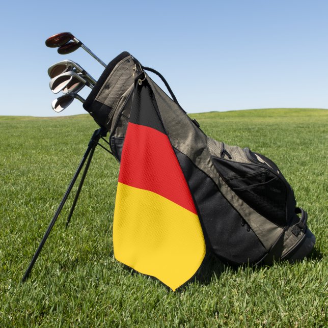 Serviette De Golf Drapeau allemand (Vert)