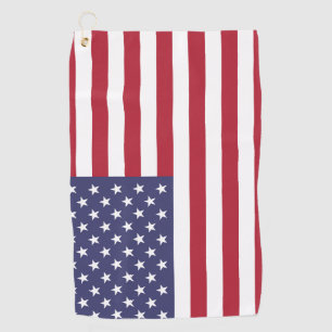 Serviette De Golf Drapeau américain américain